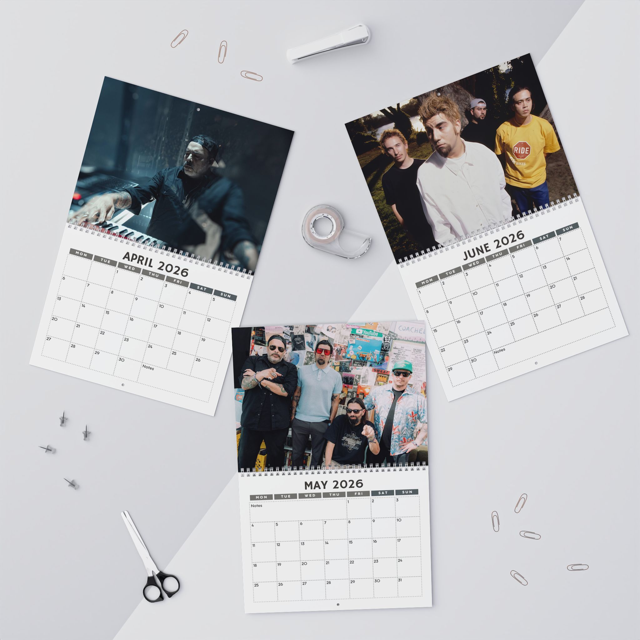 Deftones Music Band 2026 Calendar Deftones Music Band 2026 Calendar