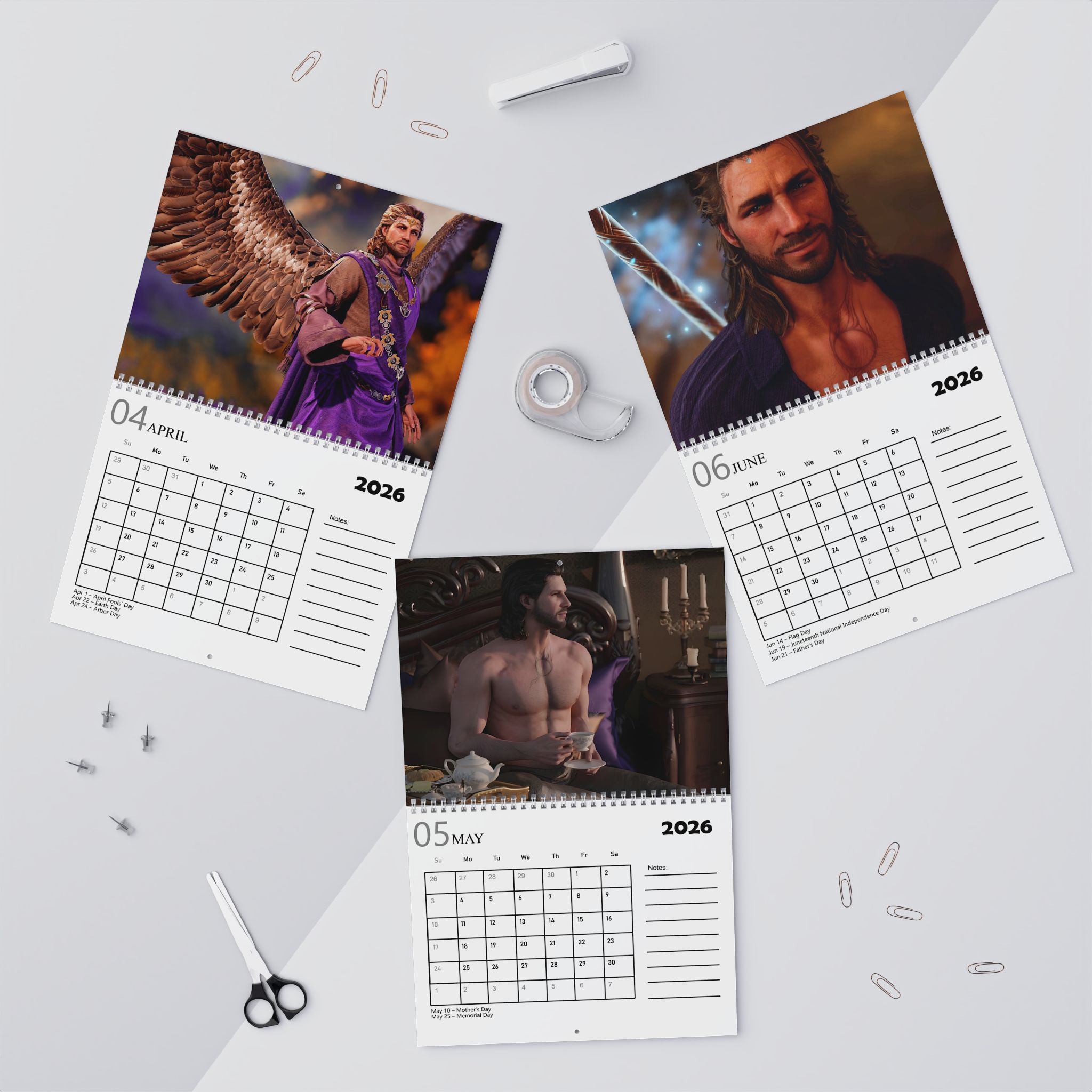 Gale Dekarios Baldur’s Gate Game 2026 Calendar Gale Dekarios Baldur’s Gate Game 2026 Calendar
