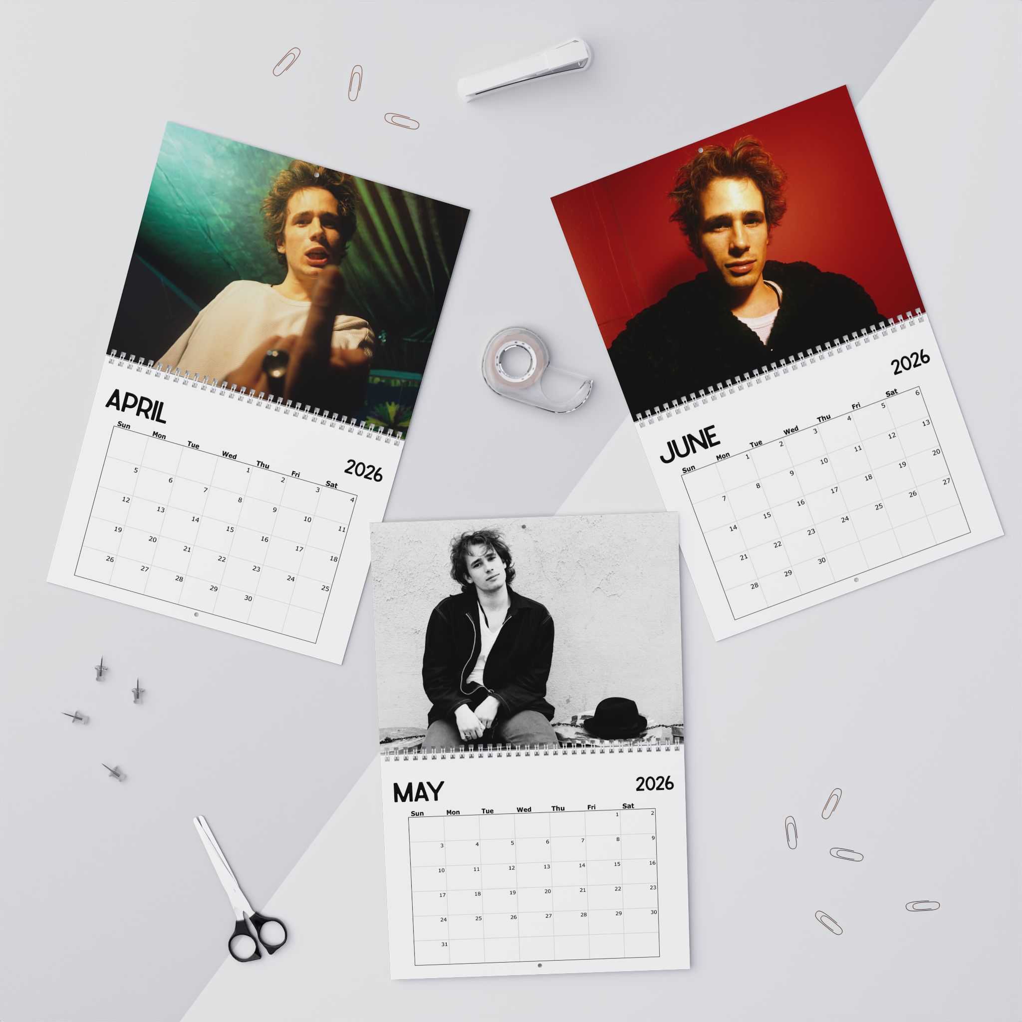 Jeff Buckley 2026 Calendar Jeff Buckley 2026 Calendar