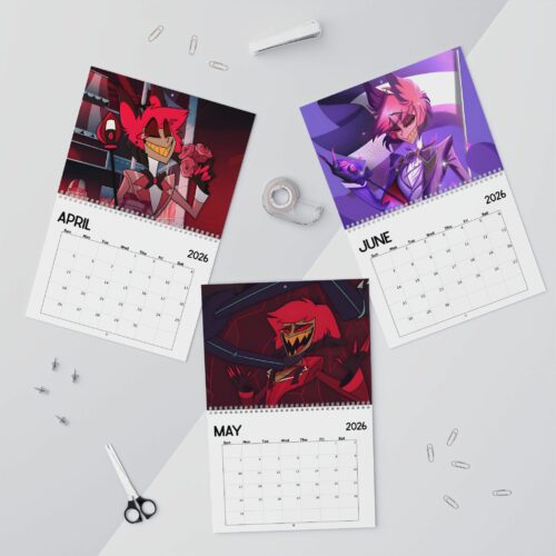 Alastor Hazbin Hotel Calendar 2026