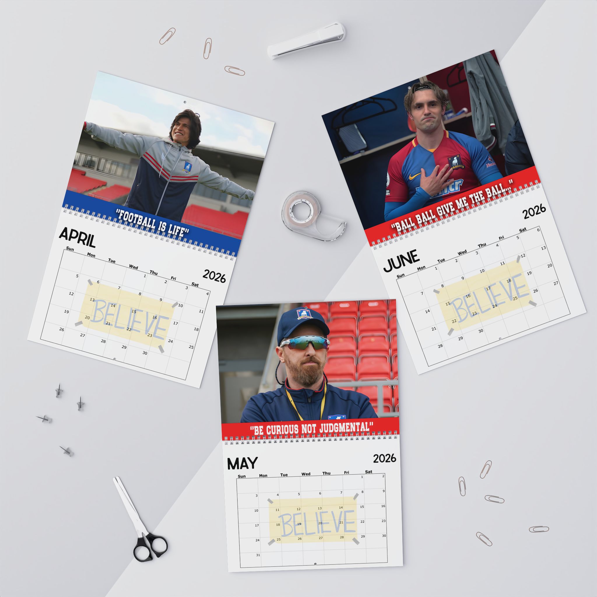 Ted Lasso Characters Quotes 2026 Calendar Ted Lasso Characters Quotes 2026 Calendar