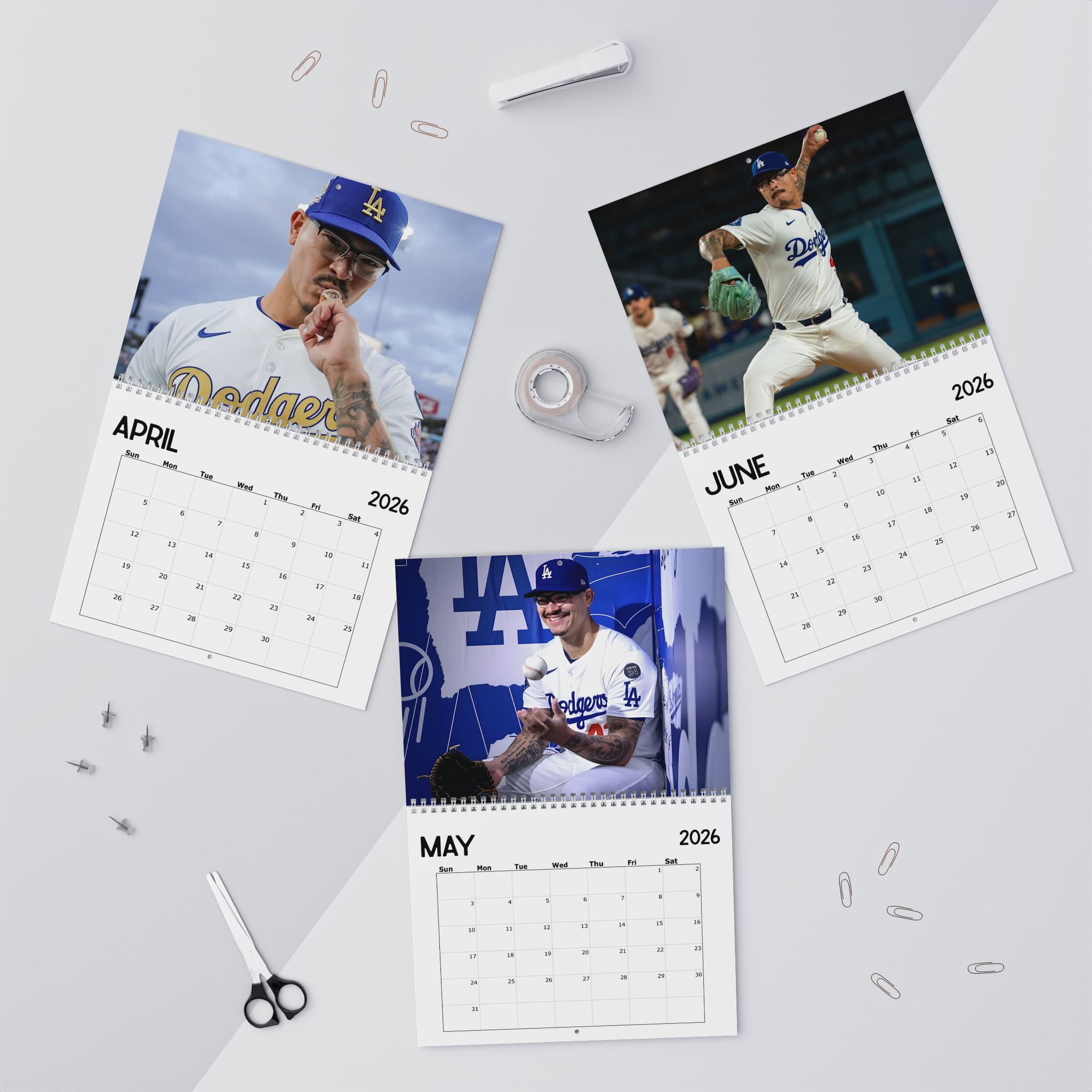 Anthony Banda Los Angeles Dodgers 2026 Calendar Anthony Banda Los Angeles Dodgers 2026 Calendar
