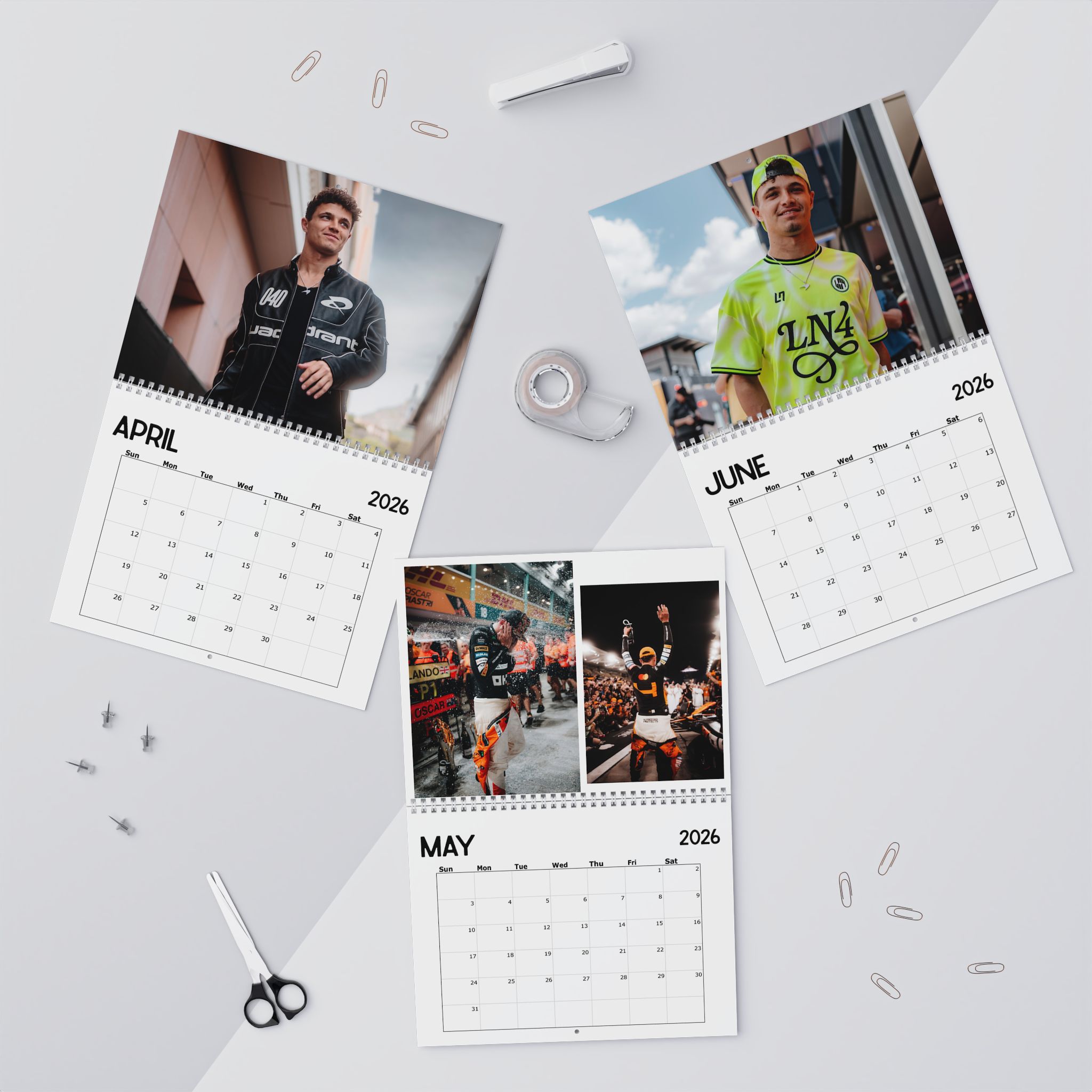 Lando Norris Formula One 2026 Calendar Lando Norris Formula One 2026 Calendar