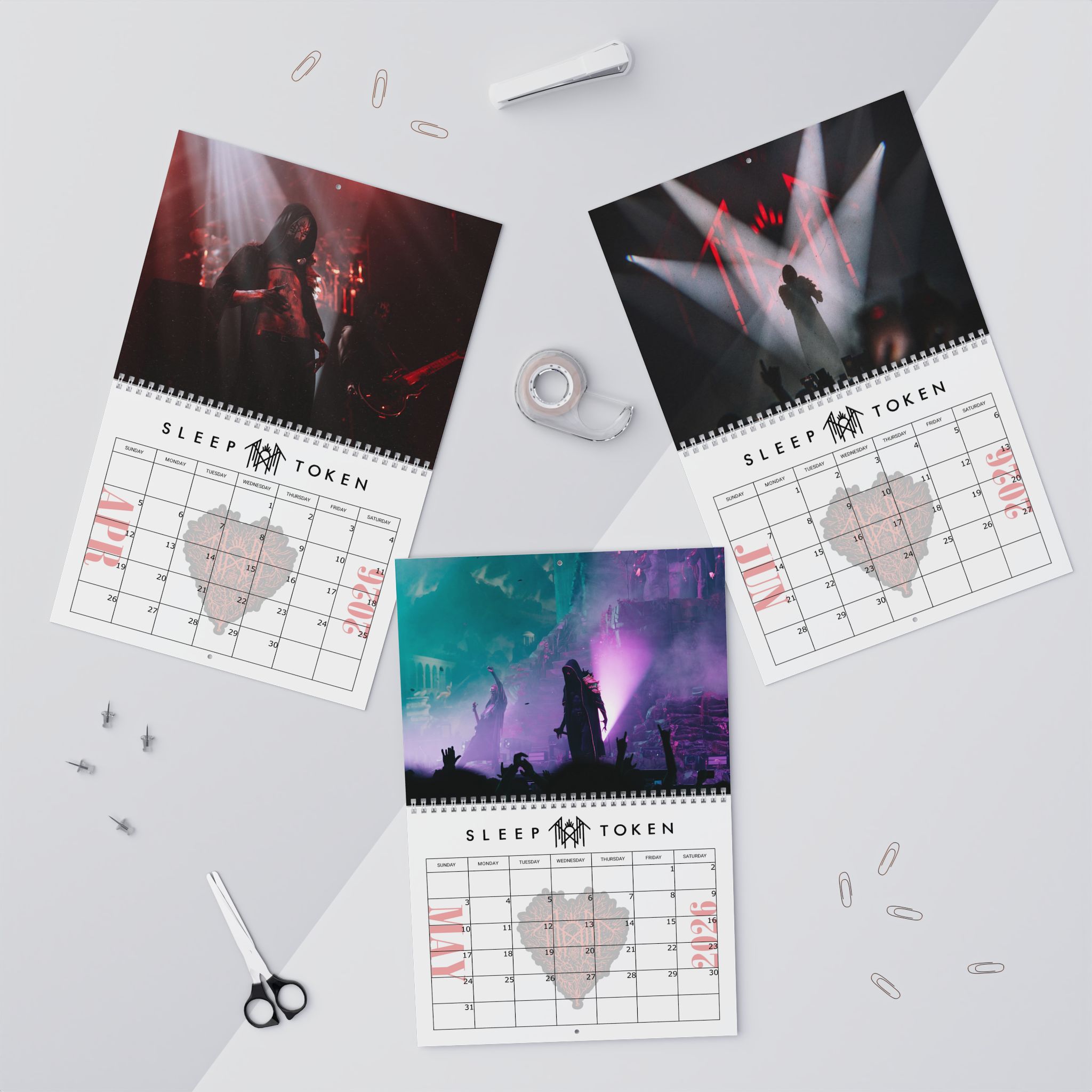 Sleep Token Music Band Ver2 2026 Calendar Sleep Token Music Band Ver2 2026 Calendar
