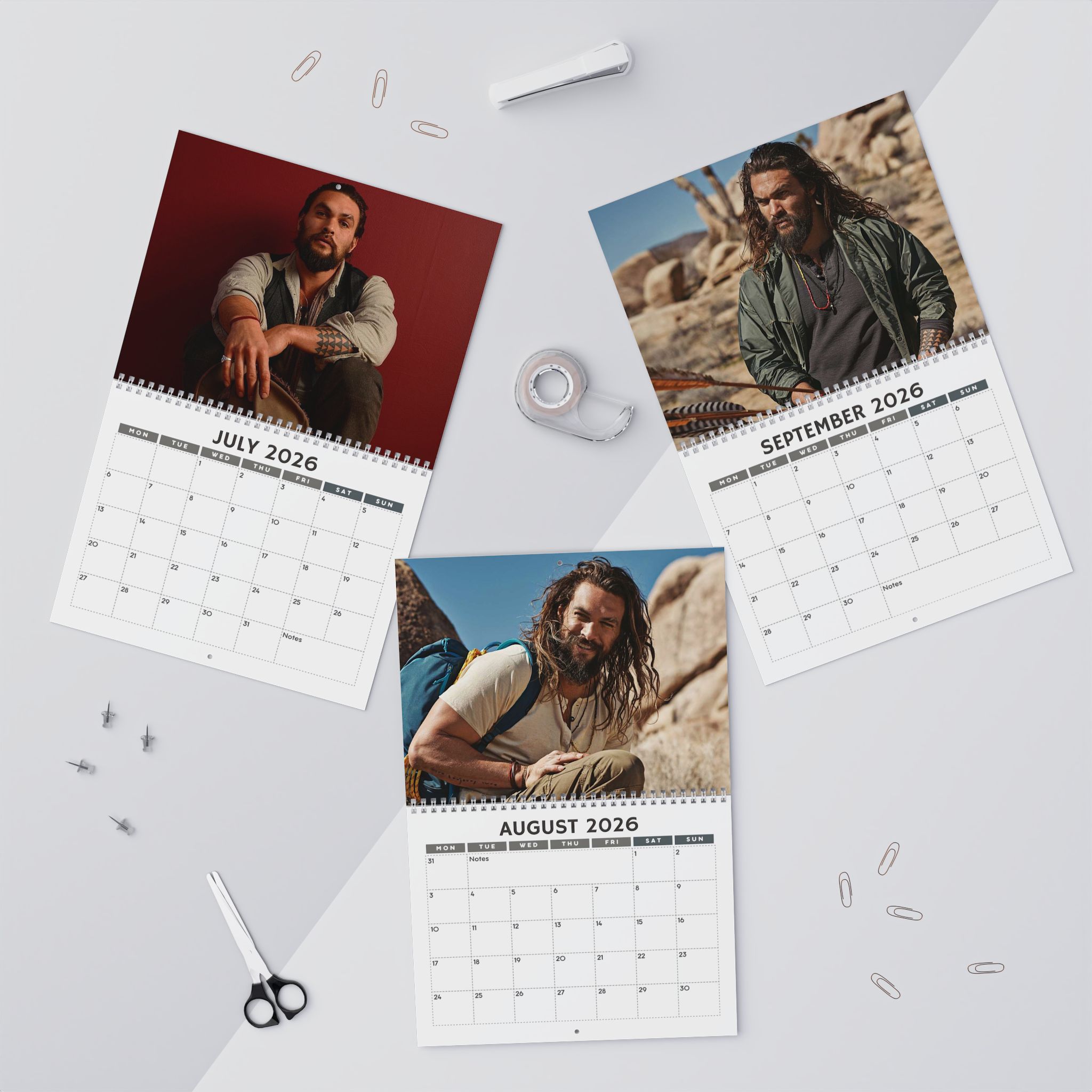 Jason Momoa 2026 Calendar Jason Momoa 2026 Calendar