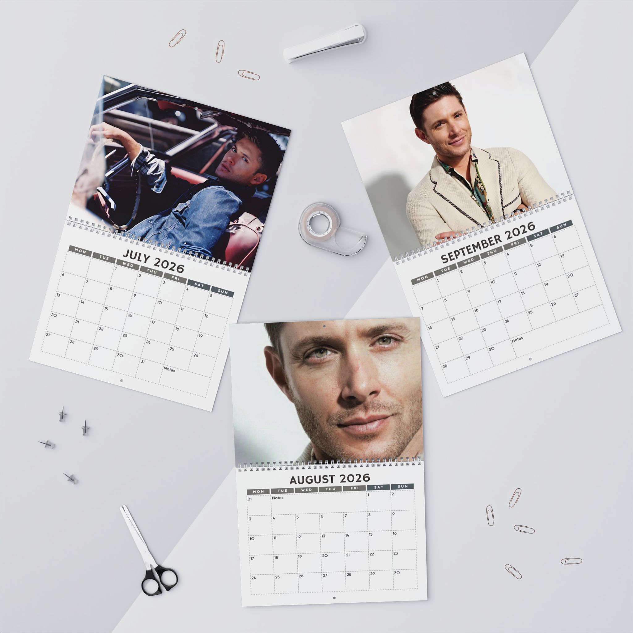 Jensen Ackles 2026 Calendar Jensen Ackles 2026 Calendar