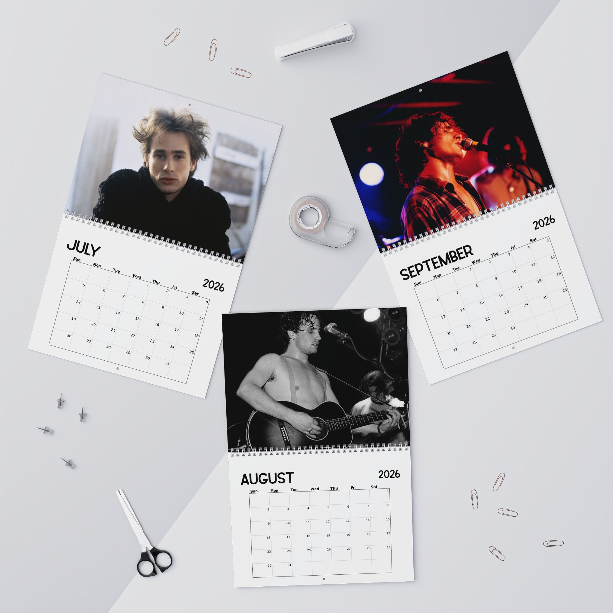 Jeff Buckley 2026 Calendar Jeff Buckley 2026 Calendar