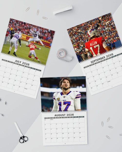 Josh Allen Buffalo Bills 2026 Calendar