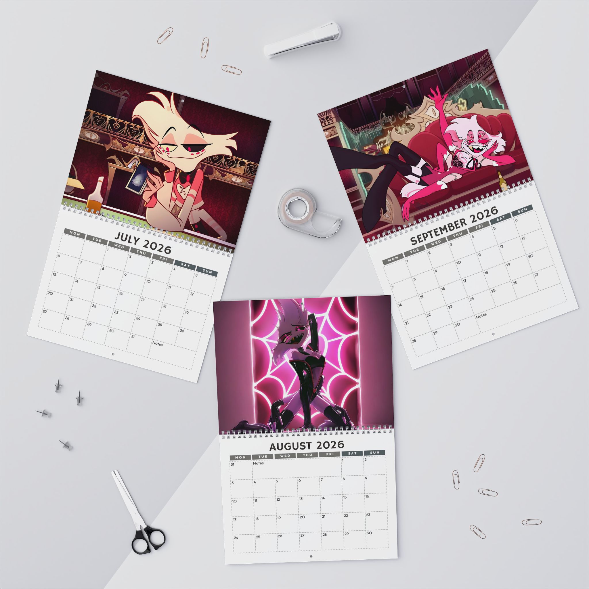 Angel Dust Hazbin Hotel 2026 Calendar Angel Dust Hazbin Hotel 2026 Calendar