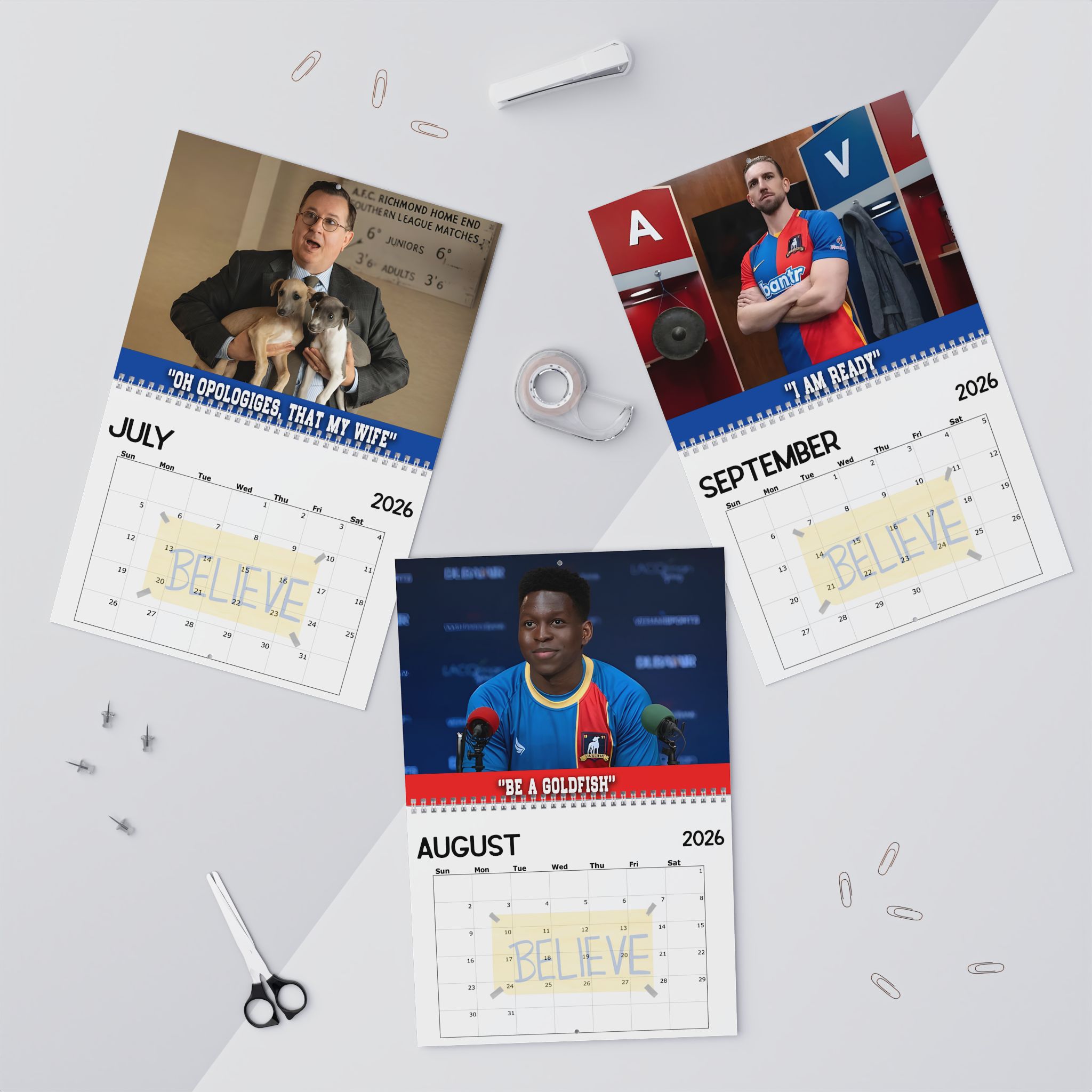 Ted Lasso Characters Quotes 2026 Calendar Ted Lasso Characters Quotes 2026 Calendar