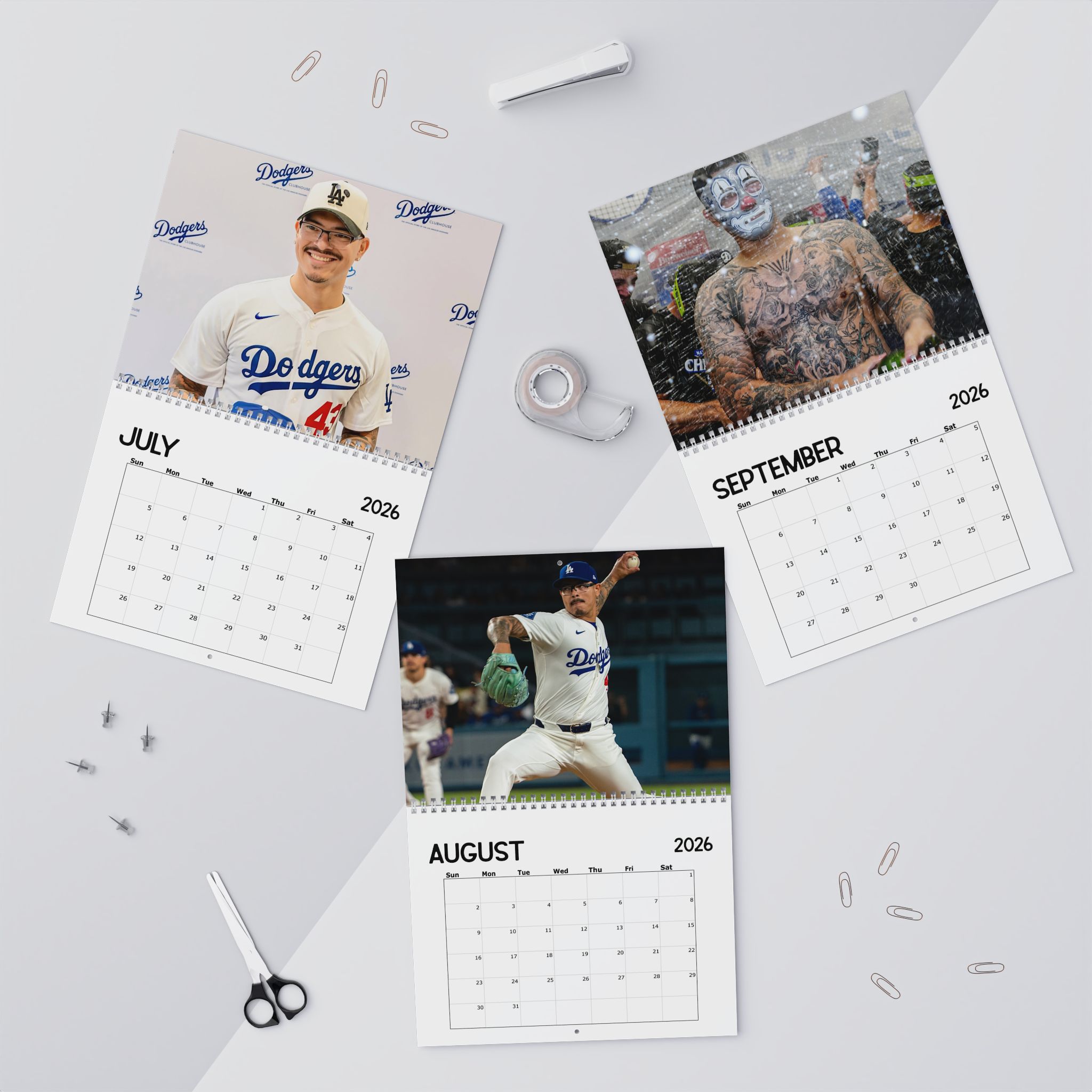 Anthony Banda Los Angeles Dodgers 2026 Calendar Anthony Banda Los Angeles Dodgers 2026 Calendar