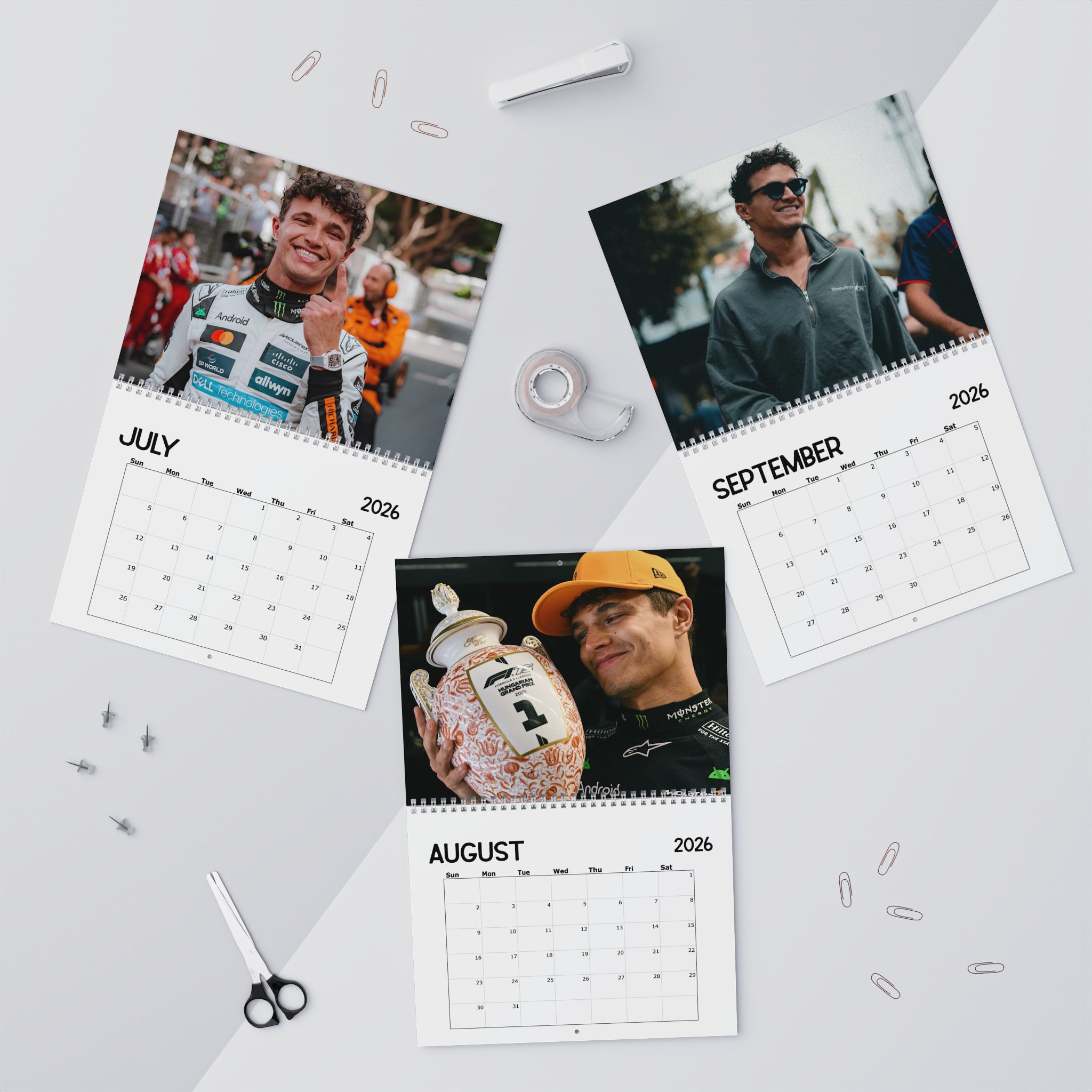 Lando Norris Formula One 2026 Calendar Lando Norris Formula One 2026 Calendar