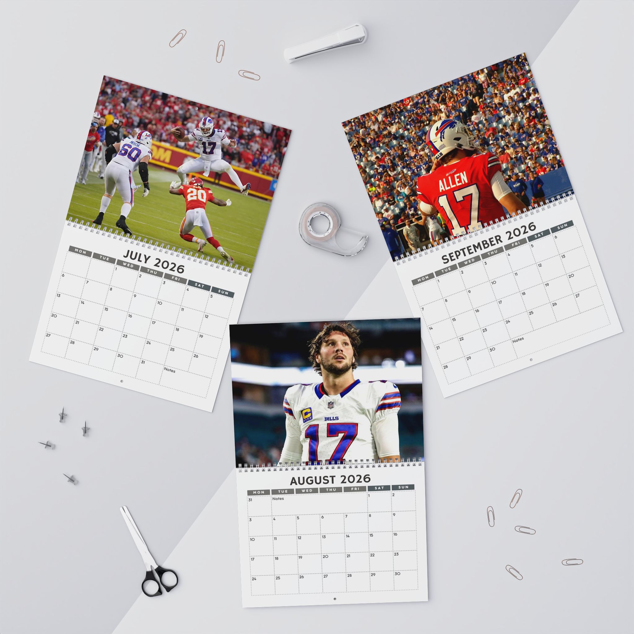 Josh Allen Buffalo Bills 2026 Calendar Josh Allen Buffalo Bills 2026 Calendar