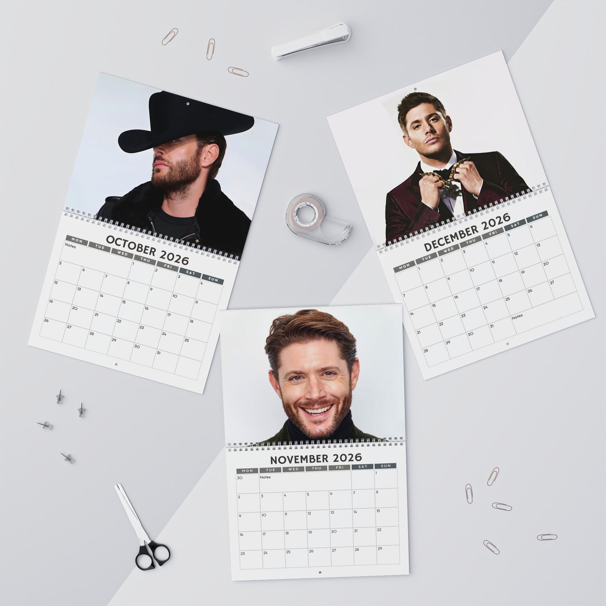 Jensen Ackles 2026 Calendar Jensen Ackles 2026 Calendar