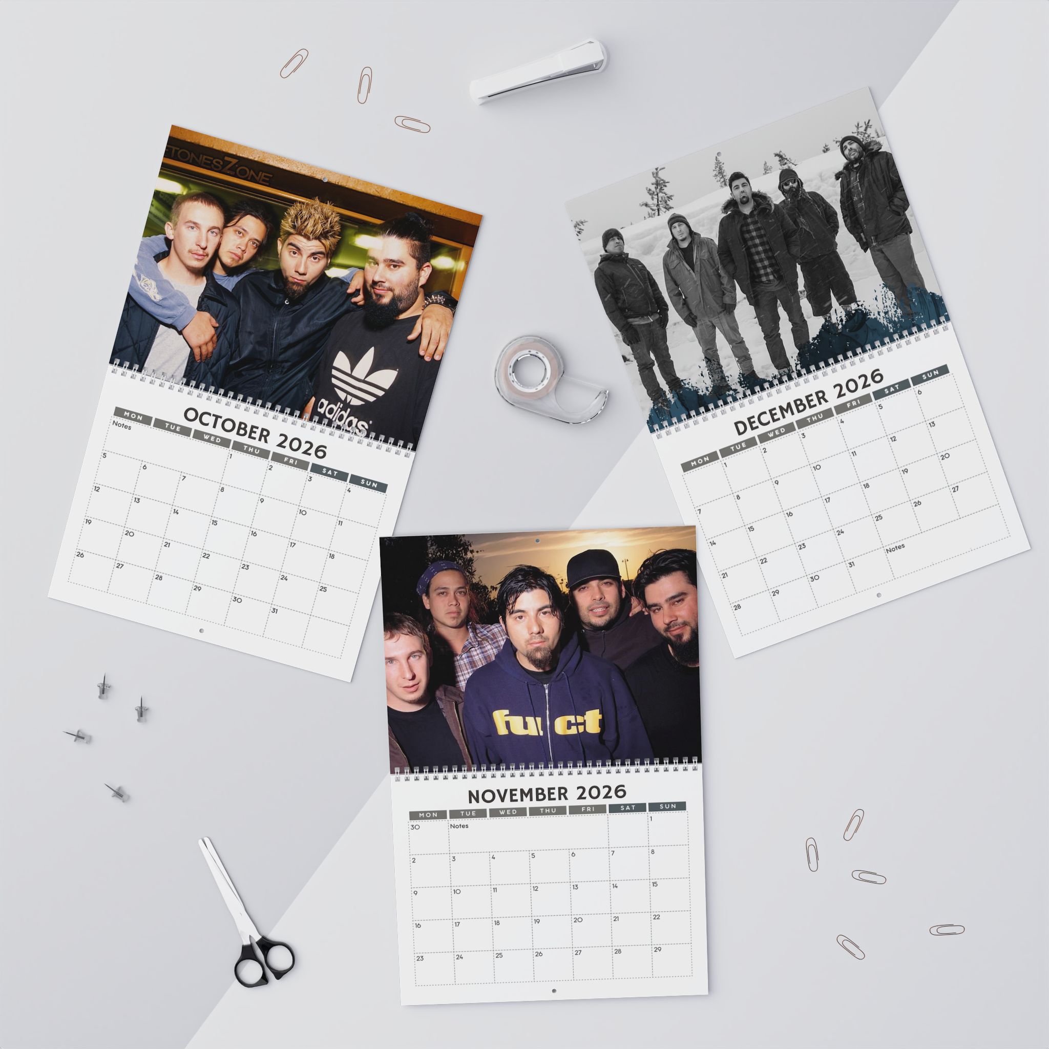 Deftones Music Band 2026 Calendar Deftones Music Band 2026 Calendar