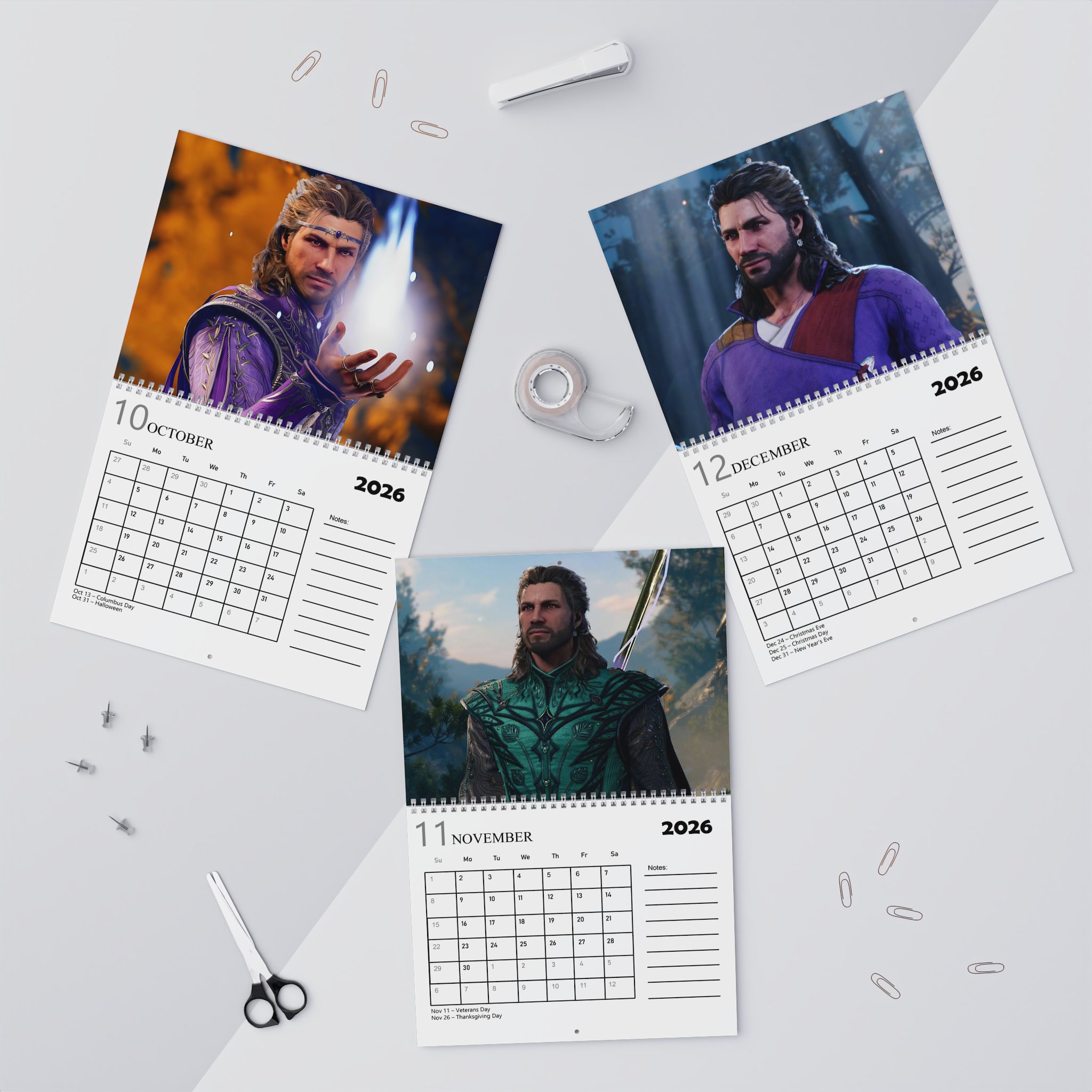 Gale Dekarios Baldur’s Gate Game 2026 Calendar Gale Dekarios Baldur’s Gate Game 2026 Calendar