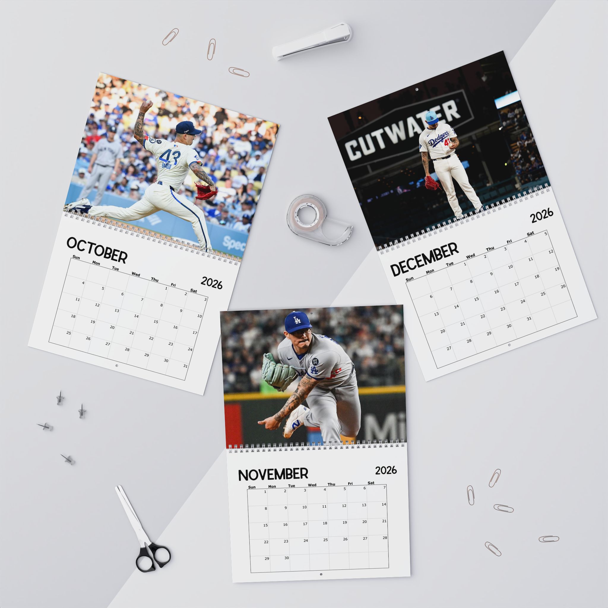 Anthony Banda Los Angeles Dodgers 2026 Calendar Anthony Banda Los Angeles Dodgers 2026 Calendar
