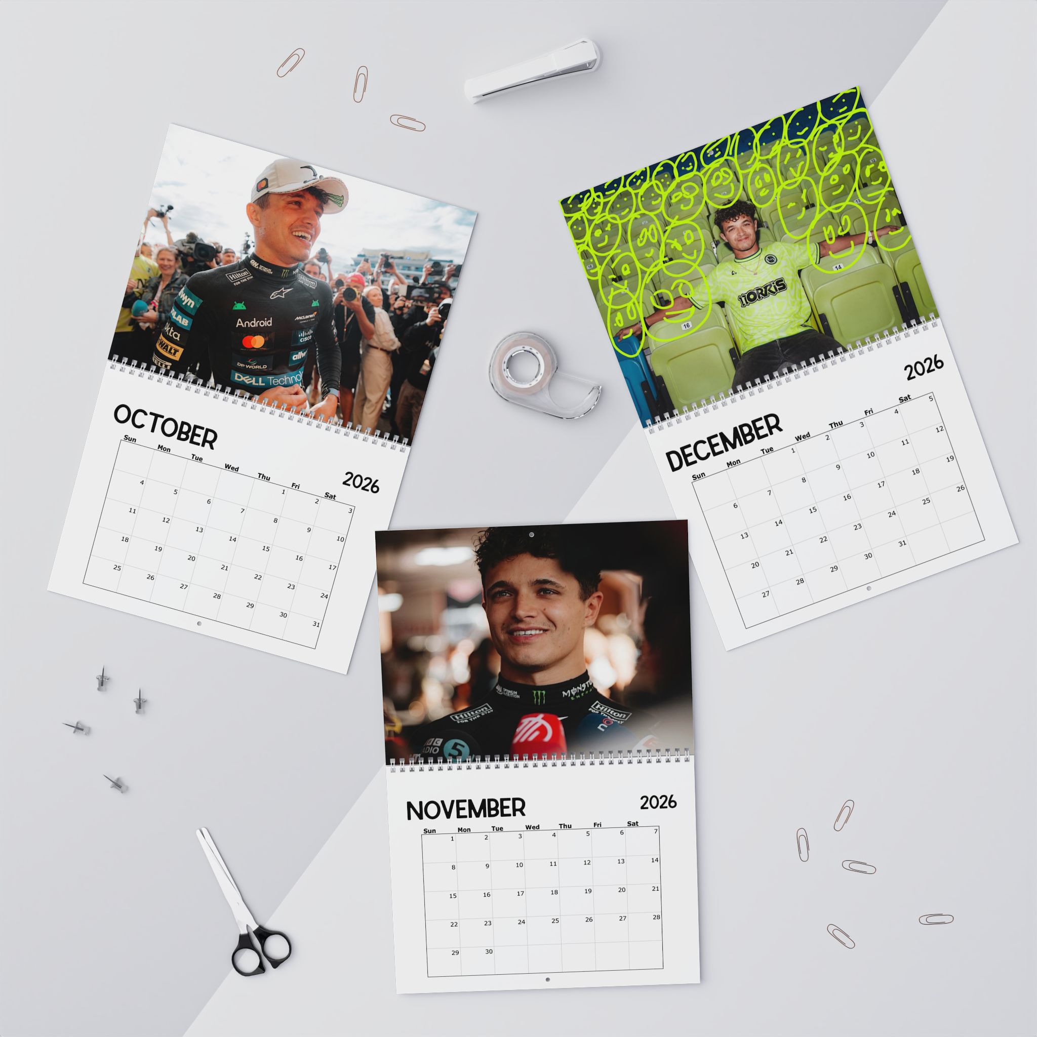 Lando Norris Formula One 2026 Calendar Lando Norris Formula One 2026 Calendar