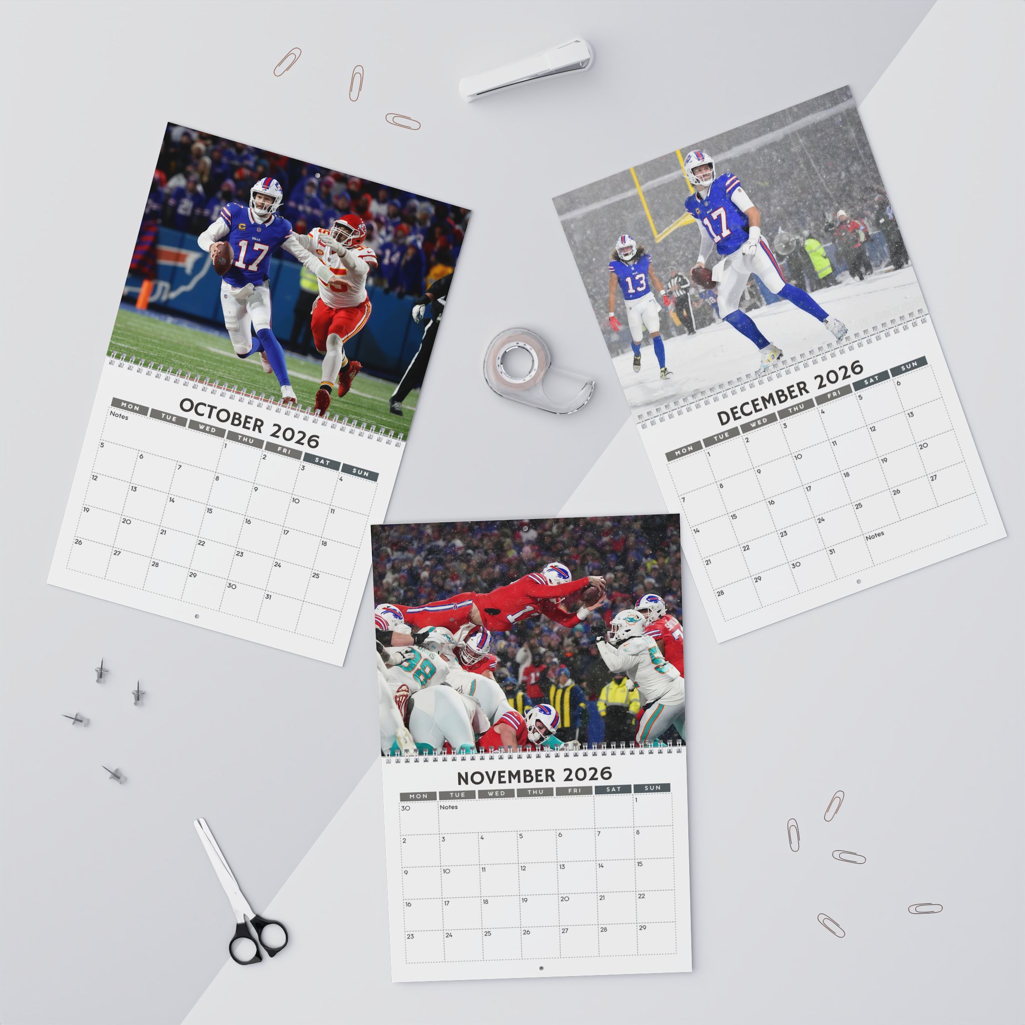 Josh Allen Buffalo Bills 2026 Calendar Josh Allen Buffalo Bills 2026 Calendar