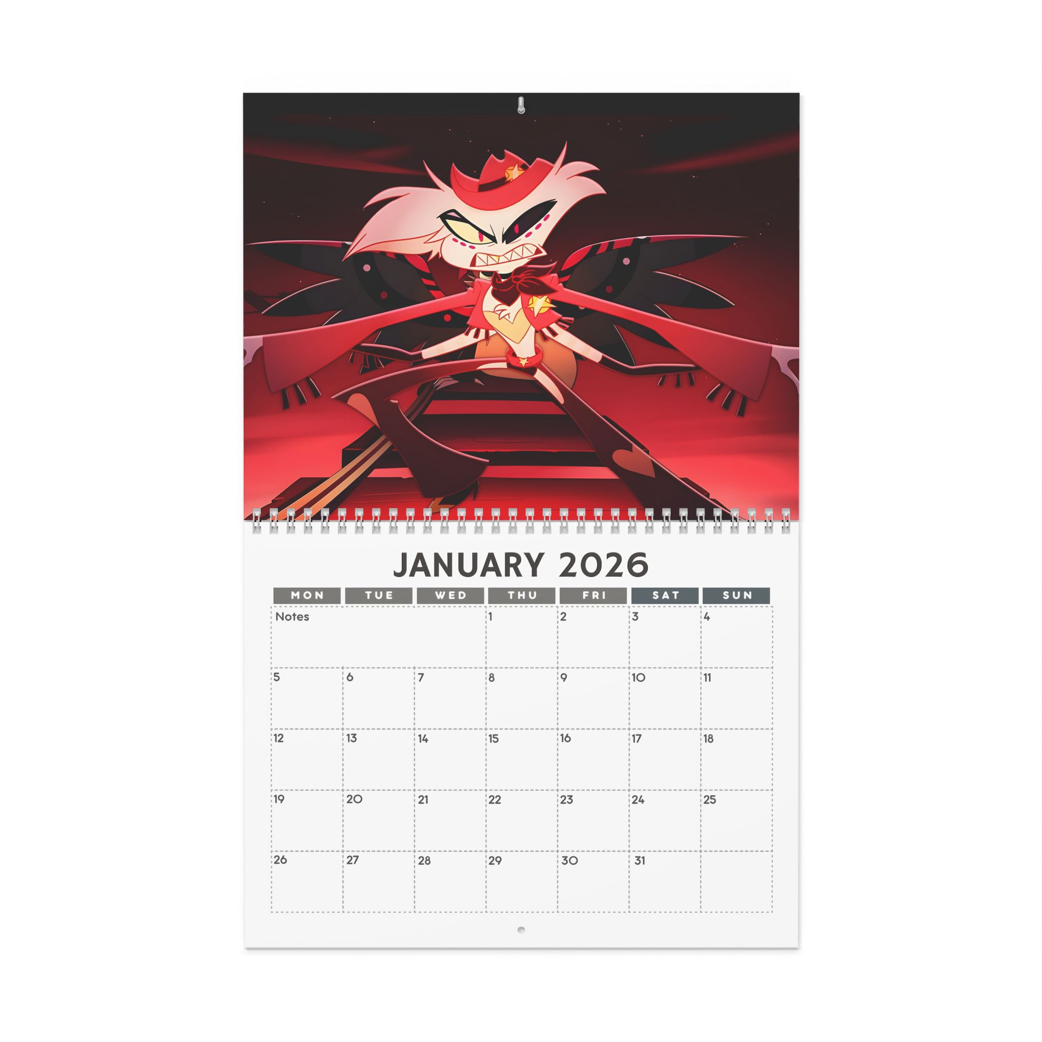 Angel Dust Hazbin Hotel 2026 Calendar Angel Dust Hazbin Hotel 2026 Calendar