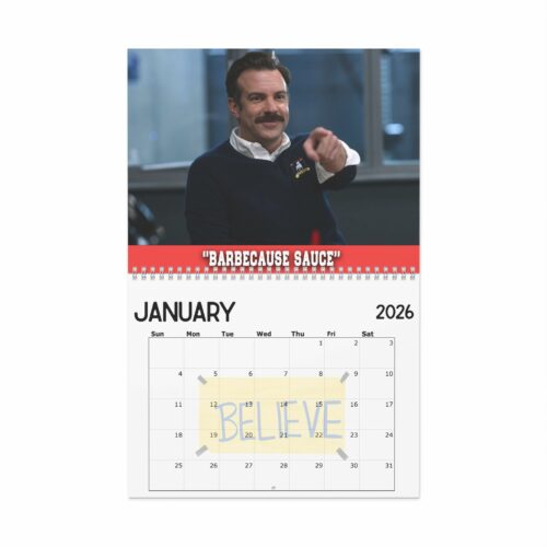Ted Lasso Characters Quotes 2026 Calendar