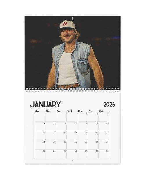 Morgan Wallen Still The Problem 2026 Calendar