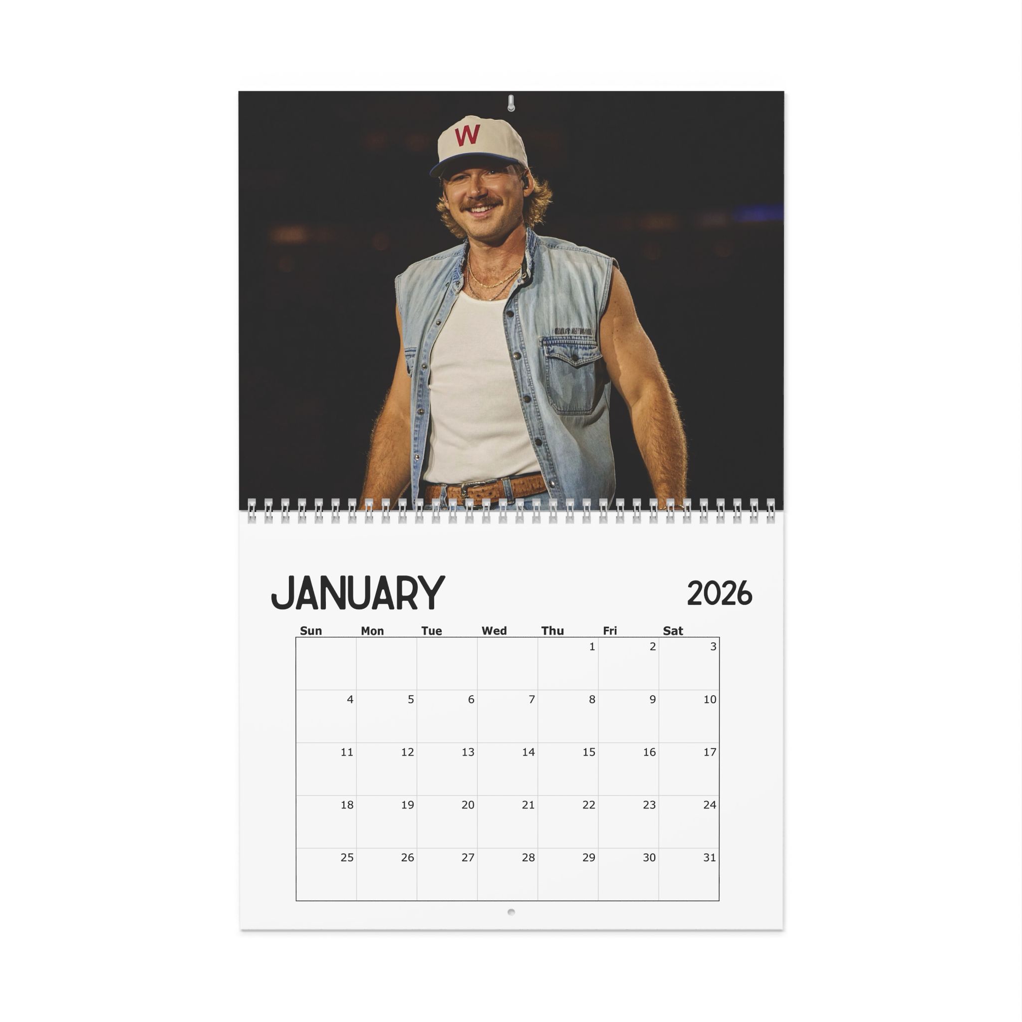 Morgan Wallen Still The Problem 2026 Calendar Morgan Wallen Still The Problem 2026 Calendar