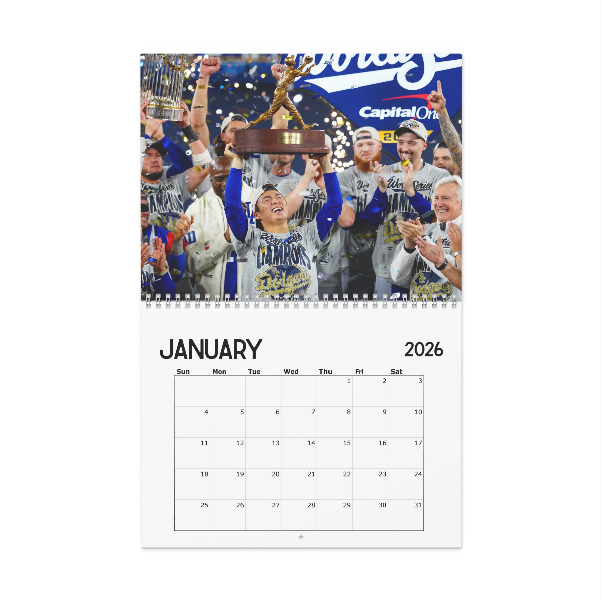 Yoshinobu Yamamoto MVP Los Angeles Dodgers 2026 Calendar Yoshinobu Yamamoto MVP Los Angeles Dodgers 2026 Calendar