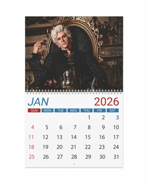 Astarion Baldur’s Gate Game Ver2 2026 Calendar