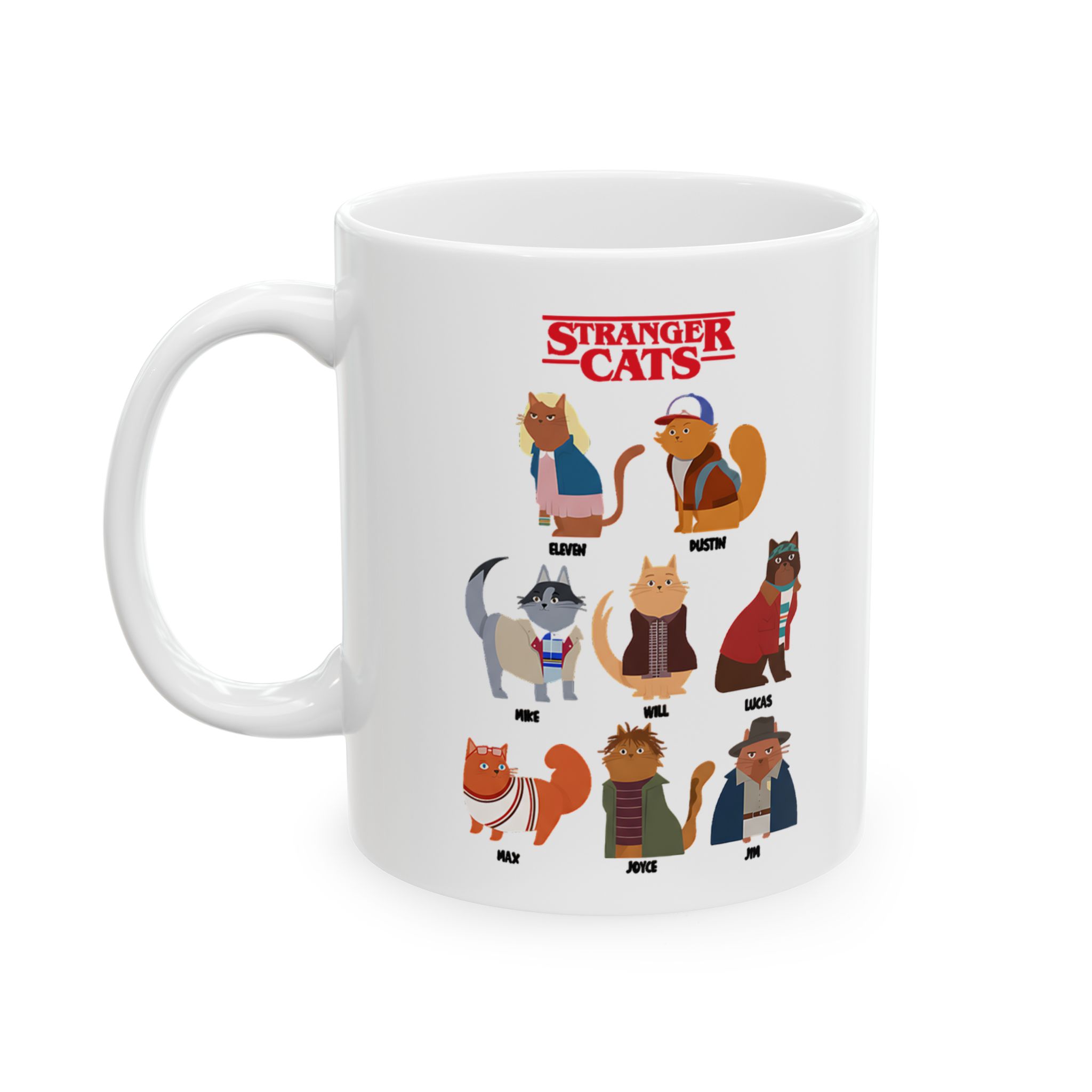 Stranger Things Cute Cat Mug Stranger Things Cute Cat Mug