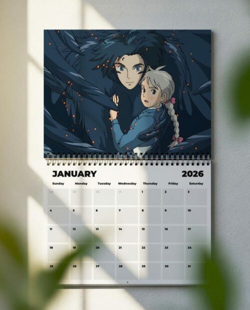 Ghibli Anime Movie 2026 Calendar