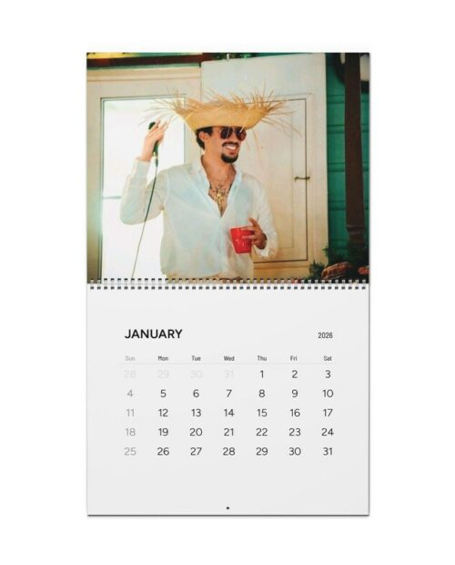 Bad Bunny Music 2026 Calendar