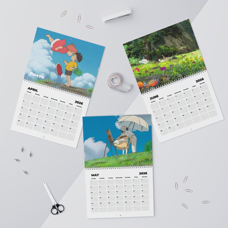 Ghibli Anime Movie 2026 Calendar Ghibli Anime Movie 2026 Calendar
