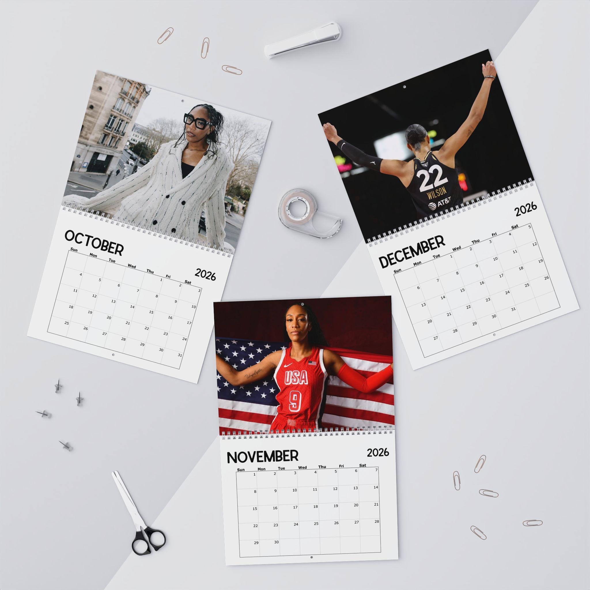 A’Ja Wilson WNBA 2026 Calendar A’Ja Wilson WNBA 2026 Calendar