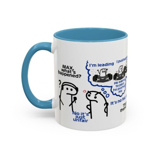 Nothing Just An Inchident Max Verstappen & Leclerc Funny Meme F1 Coffee Cup