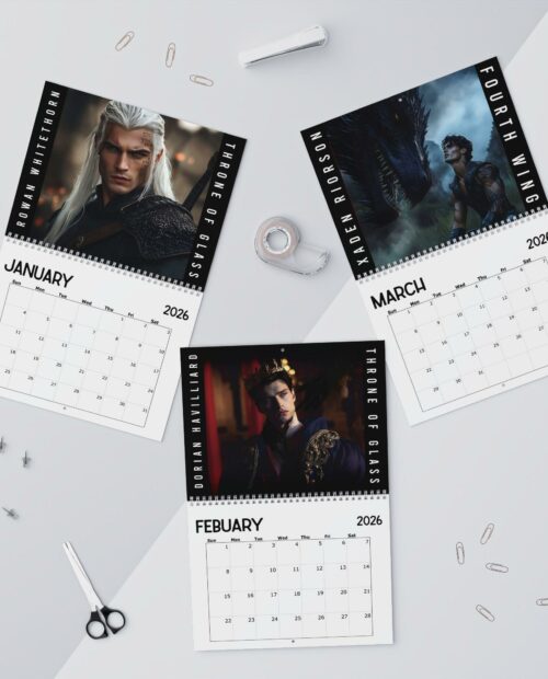 Book Boyfriend 2026 Calendar