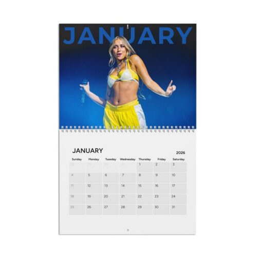 Tate Mcrae 2026 Calendar