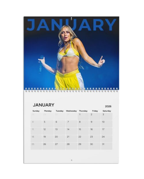 Tate Mcrae 2026 Calendar