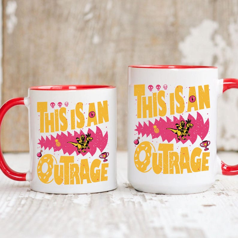 This Is An Outrage Dungeon Crawler Mug This Is An Outrage Dungeon Crawler Mug