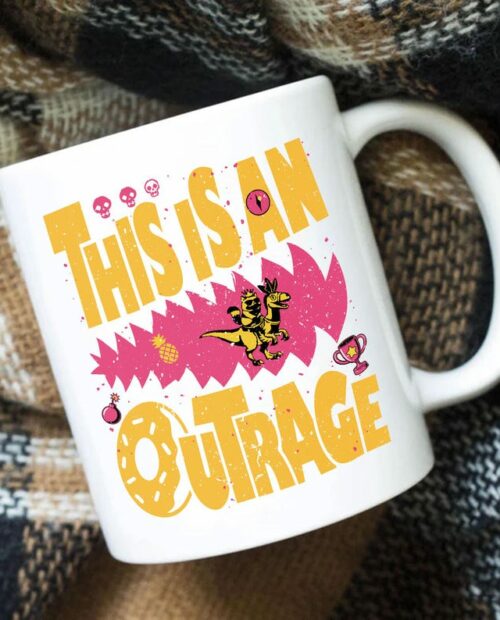 This Is An Outrage Dungeon Crawler Mug