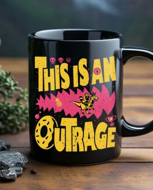This Is An Outrage Dungeon Crawler Mug