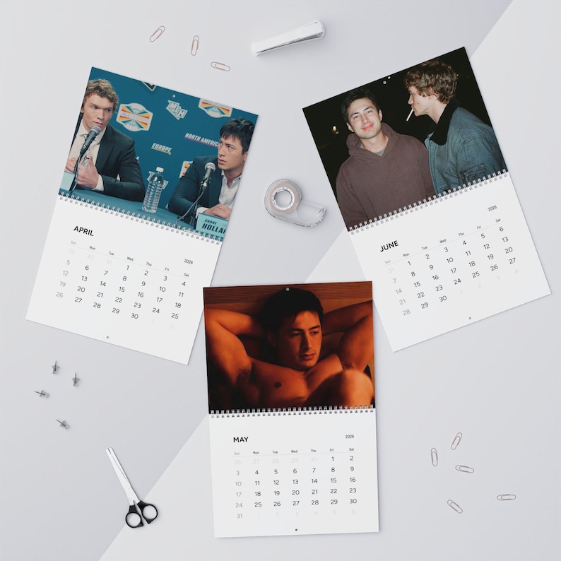 Hollander & Rozanov From Heated Rivalry Movie 2026 Calendar Hollander & Rozanov From Heated Rivalry Movie 2026 Calendar