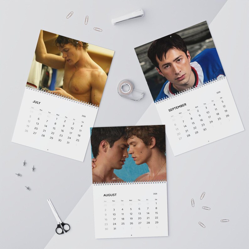 Hollander & Rozanov From Heated Rivalry Movie 2026 Calendar Hollander & Rozanov From Heated Rivalry Movie 2026 Calendar