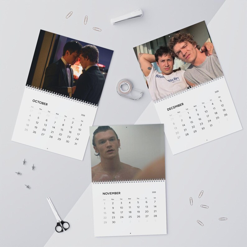 Hollander & Rozanov From Heated Rivalry Movie 2026 Calendar Hollander & Rozanov From Heated Rivalry Movie 2026 Calendar