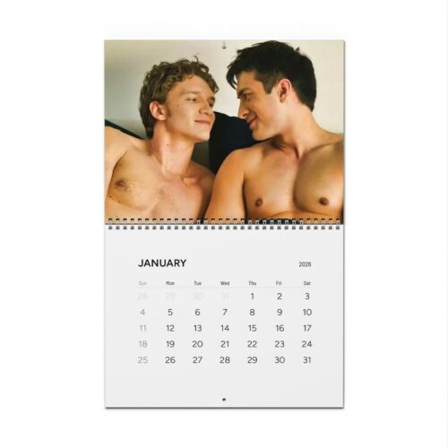 Hollander & Rozanov From Heated Rivalry Movie 2026 Calendar