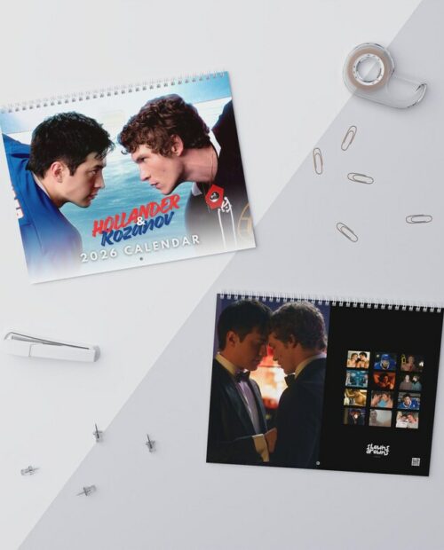 Hollander & Rozanov From Heated Rivalry Movie 2026 Calendar