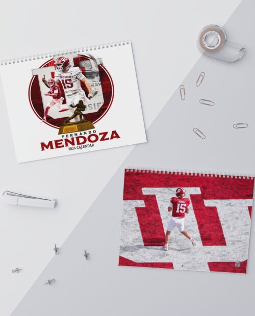 Fernando Mendoza MVP Indiana Hoosiers National Champs Ver2 2026 Calendar