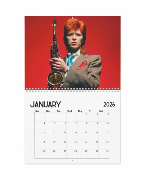 David Bowie 2026 Calendar