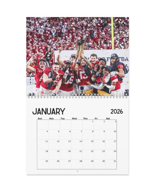 Indiana Hoosiers National Champs 2026 Calendar